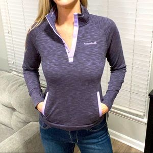 NWT AVALANCHE Purple and Gray LONA Pullover MEDIUM
